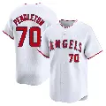 Youth No.70 Caleb Pendleton Los Angeles Angels White Limited Home Jersey